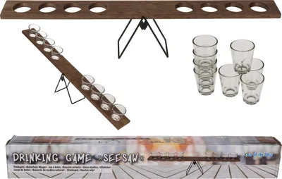 Produktbild von Trinkspiel Wippe mit 8 Gläsern
