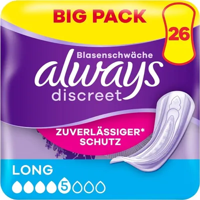Immagine prodotto di always 8700216179348 Slipeinlagen discreet Long, 26 St.