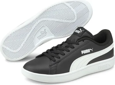 Produktbild von Puma Retro Sneaker Echtleder 'Smash v2 L' puma black - puma white, Neutral EU:42 EU