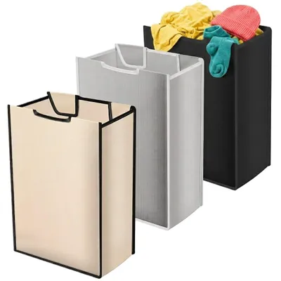 Produktbild von Set aus 3 Wäschetrennsäcken, 38 x 23 x 56 cm, Wäschebeutel, Oxford-Stoff