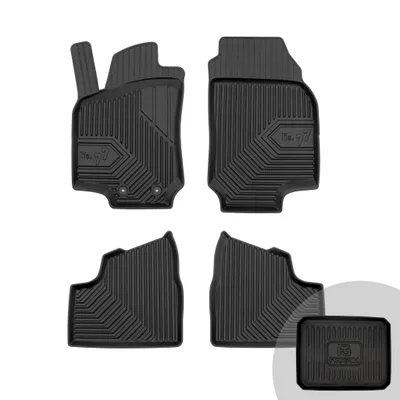 Produktbild von FROGUM No.77 Gummimatten Ganzjahresset von Auto Fußmatten Autofussmatten für Opel Astra G 1998-2009