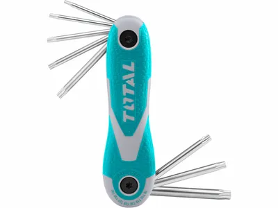 Image de Clé TORX Total THT1061846 Clé TORX, jeu de 8, 9-40mm, CrV
