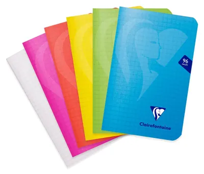 Produktbild von Clairefontaine 10x Mimesys, Heft 9x14cm, 48 Blatt Farben - Sortiert 303592C