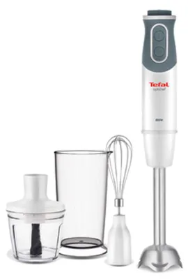 Obrázok produktu pre Tefal Optichef HB6431, Ponorný mixér, 0,8 L, Pulzný spínač, 800 W, Quartz metallic, Biela