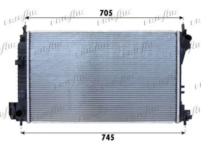 Produktbild von FRIGAIR 0107.3102 Kühler Wasserkühler Motorkühler für OPEL Vectra C Caravan (Z02) Vectra C Limousine (Z02) Signum CC (Z03) Vectra C CC (Z02) für SAAB