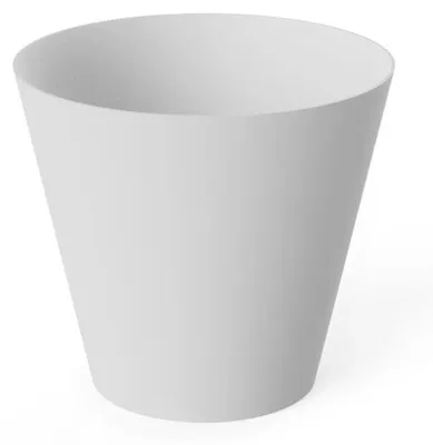 Obrázek produktu pro Kulatý kónický květináč Ø 32 cm - bílý