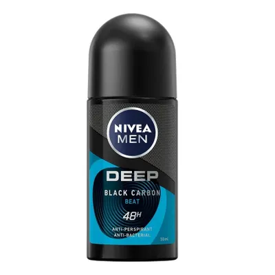 Produktbild von Nivea Men Tiefenreinigendes Deodorant mit Aktivkohle Roll-On, 50ml