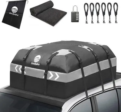 Produktbild von Famanu Dakkoffer 21 Kubikfuß - Wasserfeste Dachbox für Autos mit/ohne Dachträger