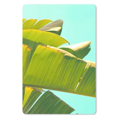 Produktbild von MuchoWow® Mauspad Mousepad Bananenblatt - Blätter - Tropisch - Sommer 18x27 cm - Mousepads - Maus Mat - Pad - Mausunterlage