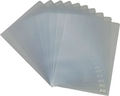 Produktbild von Herlitz 10843753, 210 x 297 mm (A4), Transparent, Polypropylen (PP), Oben & Seite, 100 Stück(e)