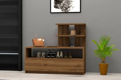 Produktbild von Skye Decor, Airy- Airy CLP, Braun, Schuhschränke, 85x100x29,6 cm, 100% Melaminbeschichtete Partikelplatte