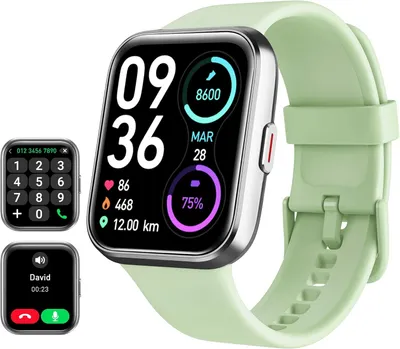 Produktbild von Elegante Smartwatch mit Bluetooth, LCD-Display und GPS-Funktion