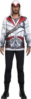 Obrázek produktu pro Assassins Creed licenční kostým Ezio kostým bílo-červený