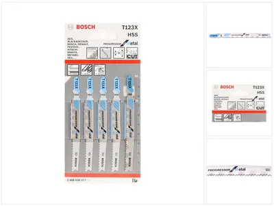 Obrázek produktu pro Bosch 2608638473 Bosch 5 Stichsägeblätter T 123 X