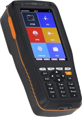 Obrázek produktu pro Optický reflektometr s časovým rozsahem 3,97palcová obrazovka 0?60km Pouzdro ABS 4 v 1 Kabelový detektor překážek 100?240V EU zástrčka