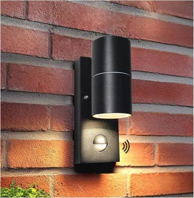 Obrázok produktu pre Moderné vonkajšie LED svietidlo s pohybovým senzorom, nástenná lampa IP44