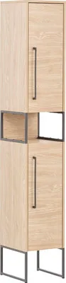 Produktbild von Möbelpartner Hochschrank Limone BxHxT 30,4 x 183,4 cm x 33,1 cm Frontfarbe eiche hell