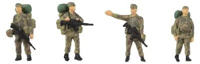 Produktbild von Faller 151753 - 1/87 / H0 Soldaten mit Gepäck - Neu