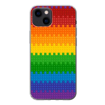 Produktbild von MuchoWow® Handyhülle Schutzhülle Hülle für iPhone 13 mini Patoon - Regenbogen Silikon Softcase Handy Hülle - Softcase