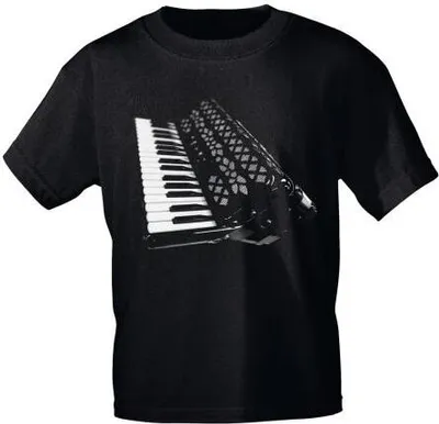 Produktbild von T-Shirt mit Print Akkordeon - ROCK YOU MUSIC SHIRTS 12967 Gr. S-2XL Größe - S