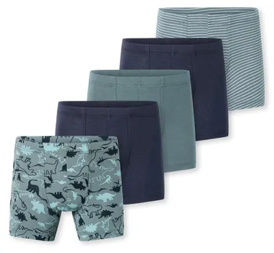 Productafbeelding van Schiesser jongens boxershorts, 5-pack - 95/5 katoen - maten 92 tot 140