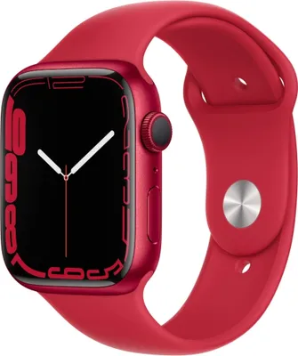 Produktbild von Apple Watch Series 7 Sportarmband 41 mm Aluminium GPS - Smartwatch - (PRODUCT)RED
