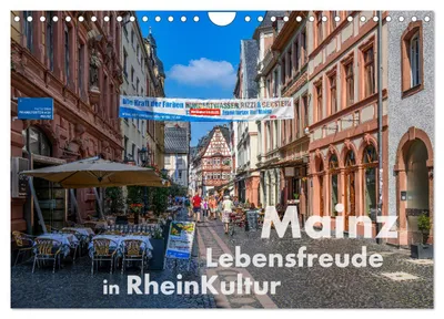 Produktbild von Mainz - Lebensfreude in RheinKultur (Wandkalender 2027 DIN A4 quer), CALVENDO Monatskalender