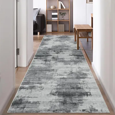 Zdjęcie produktu dla Elzusha - Dywanik podłogowy do przedpokoju, 80x300 cm, antypoślizgowy i łatwy do czyszczenia