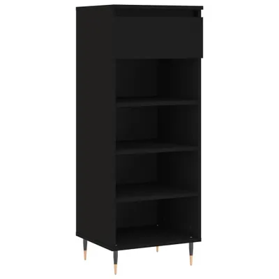 Zdjęcie produktu dla vidaXL Szafka na buty czarna 40x36x105 cm materiał drewnopochodny