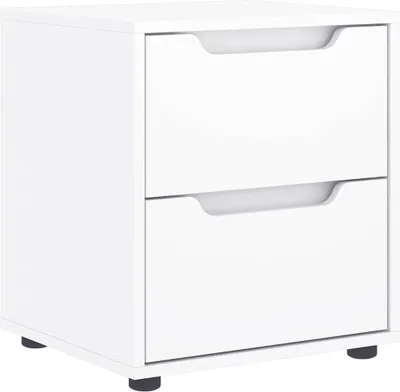 Immagine prodotto di Comodino VISNES Bianco 45x40x50 cm in Legno Multistrato