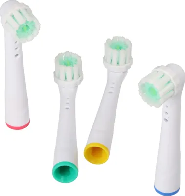 Zdjęcie produktu dla 4 wymienne główki Gum Care do szczoteczek elektrycznych Oral-B, pasujące np. do Oral-B D10, D12, D16, D12 i wielu innych modeli Oral-B