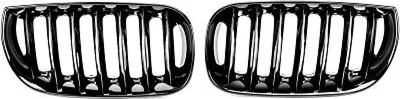 Produktbild von DIEDERICHS 1275341 Kühlergrill Frontgrill für BMW X3 (E83) Schwarz Glänzend