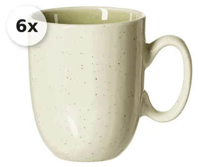 Produktbild von Becher 400ml 6er Set Skog hellgrün