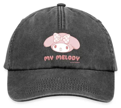 Produktbild von Spreadshirt My Melody Portrait Vintage Cap, One size, Vintage Schwarz
