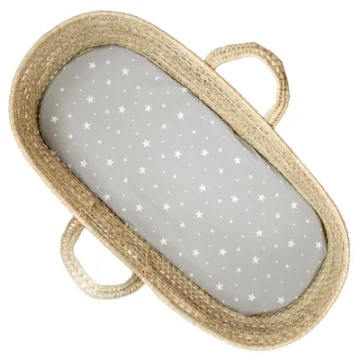 Productafbeelding van Spannenlakenset Stella - 70 x 30 cm - Grijs | van SEVIRA KIDS