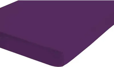 Produktbild von biberna Jersey-Elastic-Spannbetttuch 0077866 color: dunkel violett, size: 1x 180x200 cm - 200x220 cm