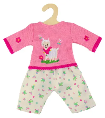 Immagine prodotto di Heless - Maglia per bambole con pantaloni Alpaca Oskar, taglia 28-35 cm