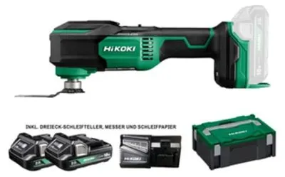 Obrázek produktu pro Hikoki Narzędzie Wielofunkc 18V Cv18Dawrz 2X2,0Ah Hitsystem