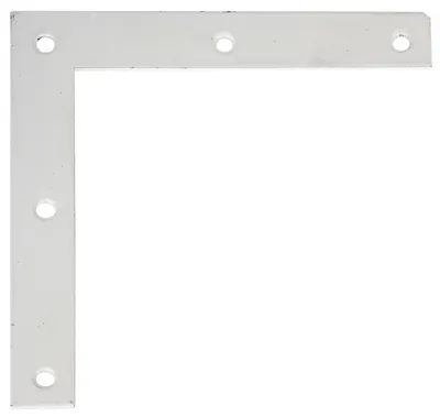 Zdjęcie produktu dla Alberts 849023 Kątownik meblowy, galwanicznie ocynkowany na żółto, 75 x 75 x 12 mm, zestaw 25 sztuk