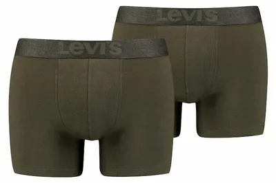 Produktbild von Levis Herren Boxer Brief 2er-Pack – Khaki – XL
