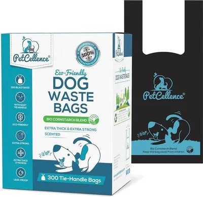 Produktbild von Famanu Hundekotbeutel biologisch abbaubar - 300 extra dicke und starke Beutel