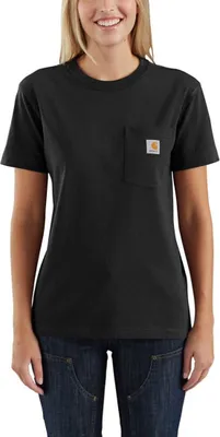 Produktbild von CARHARTT Workw Pocket S/S T-Shirt Schwarz T.S - 103067BLACK-S