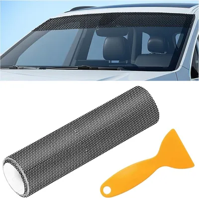 Productafbeelding van Zonbeschermingsstrips voor de voorruit van auto's, zelfklevend, 140 x 20 cm, met UV-bescherming
