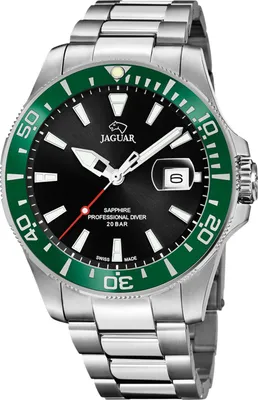 Produktbild von Jaguar Herren Analog Edelstahl Luxus Uhr silber Pro Diver UJ860/H