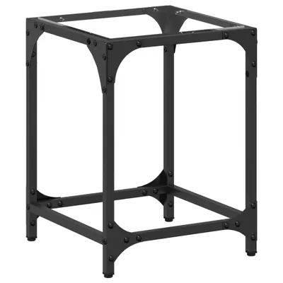 Produktbild von vidaXL Couchtisch mit Glasplatte Transparent 30x30x40 cm Stahl