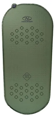 Produktbild von Highlander selbstaufblasende Schlafmatte Kip Mat Compact - R-Wert 3.2 - Olive Green