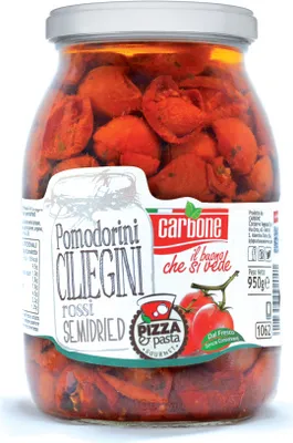 Produktbild von Halbgetrocknete Tomaten Pomodorini Ciliegini Rossi Halbgetrocknete Tomaten 950g - Carbone