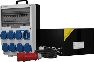 Obrázek produktu pro Rozdělovač výkonu TD-S/FI 8x230V franz/belg systém 5x4mm2 SKH Doktorvolt® 9726