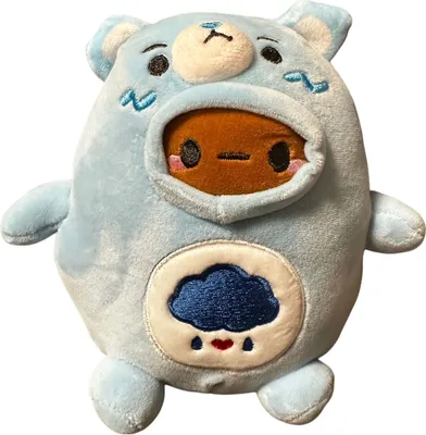 Produktbild von Kawaii Glücksbärchi Kuscheltier Figur Plüsch 17 cm Plüsch Brumm Bärchi blau