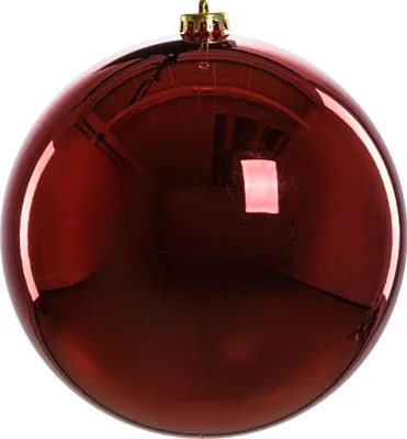 Produktbild von TrendLine Weihnachtskugel bruchfest, langlebig Ø 14 cm rot 1 Stück